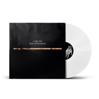 Carcass – Reek of Putrefaction WITH SEAM SPLIT (Phd exclusive white vinyl)